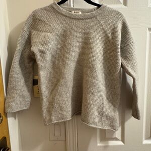 Madewell Gray Crew Neck Sweater